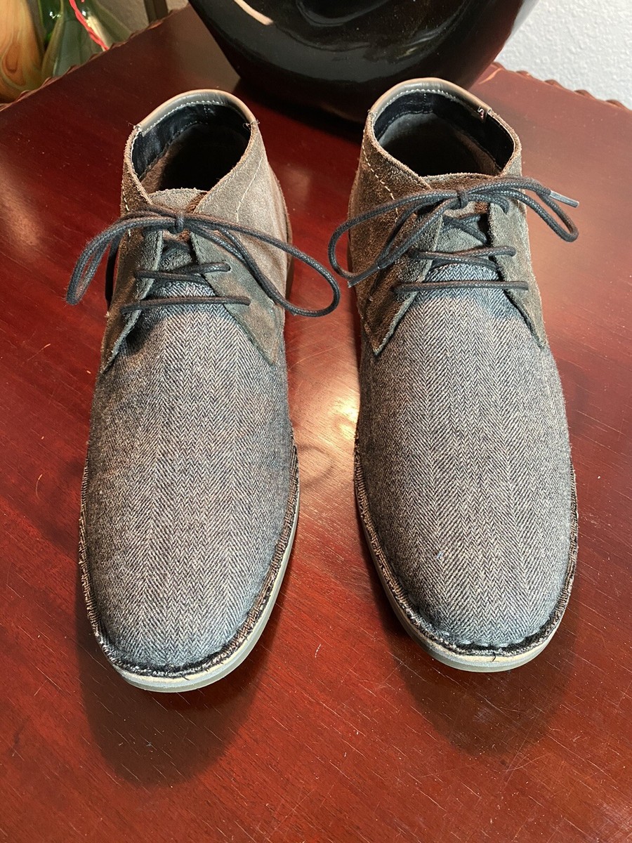 Kenneth Cole Reaction Shoes Size 9.5 Mens Gray Desert Sun Suede Chukka Boots NIB Kenneth Cole Shoes Mens Size 9 Gray Reaction Desert Suede  main image 2