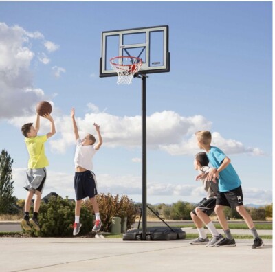 Lifetime 90584 46 inch Adjustable Portable Basketball Hoop