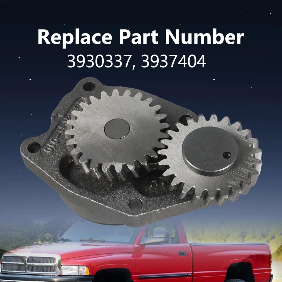 12V 24V Engine Oil Pump Fit for 1989-2002 Dodge Ram 5.9L 3937404 4939587 - Image 3 of 4