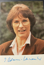 Autogramm Irmgard Adam Schwätzer Bundesministerin a.D. Präses Synode evang 2 xyz