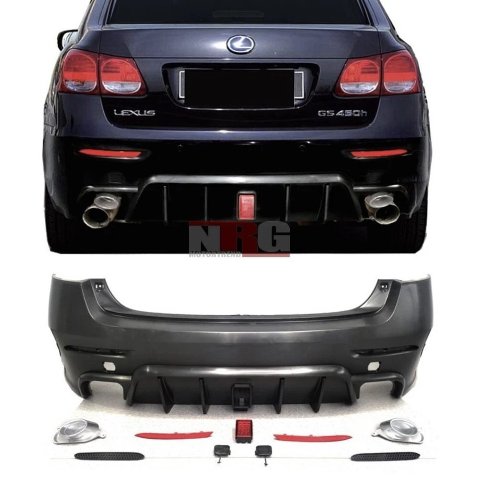 2006-2011 Lexus GS300 GS350 430 a 16+GS F Style dianteiro + para-choque traseiro + luzes de neblina - Imagem 3 de 3