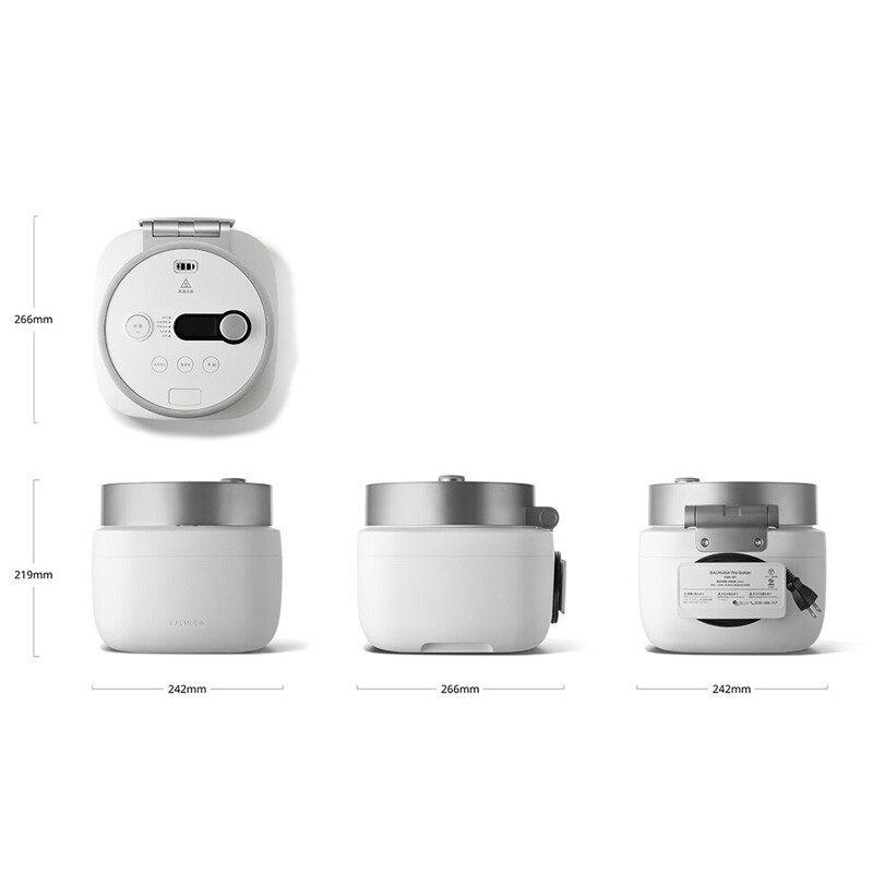 Balmuda K08A-WH The GOHAN White Electric Cooker AC100V NEW Balmuda K08A-WH The GOHAN White Electric Cooker AC100V NEW