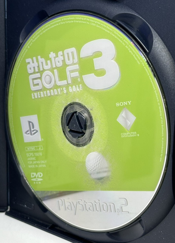 Everybody's Golf 3 PlayStation 2 PS2 SCPS 15016 eBay