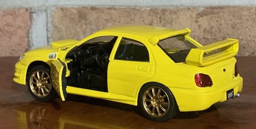 Subaru Impreza WRX STi 2006 YELLOW SAICO BRAND NEW 1:32 SCALE - Picture 5 of 12