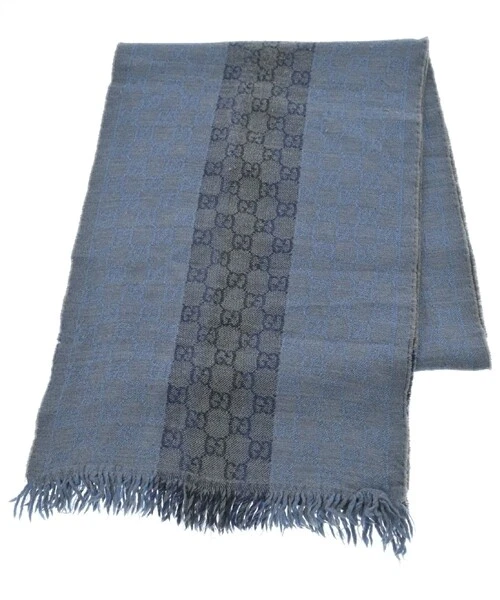 Écharpe GUCCI gris bleu (modèle total) 2200427818143