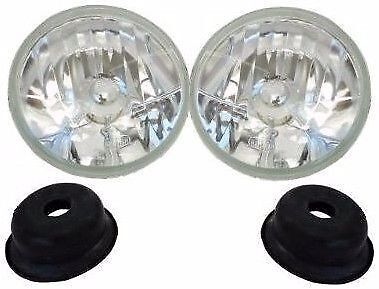 Crystal Headlights Range Rover Vogue Defender County Hillman Imp Hunter Classic - Picture 1 of 1