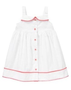 swiss dot flower girl dress