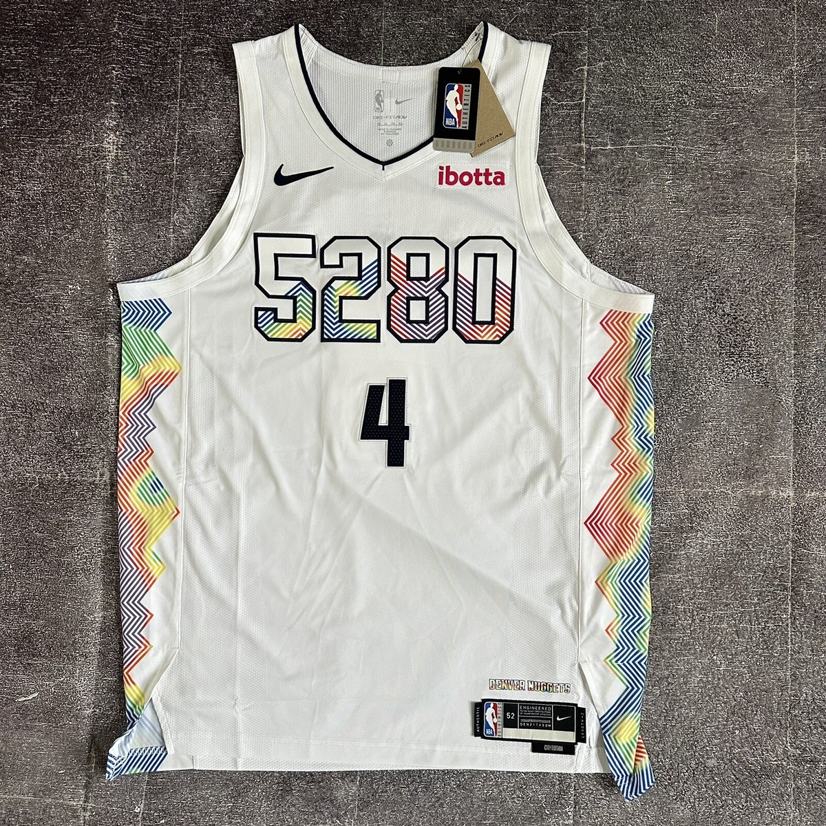 NWT Men's Nike Denver Nuggets Russell Westbrook City Edition Authentic  Jersey XL