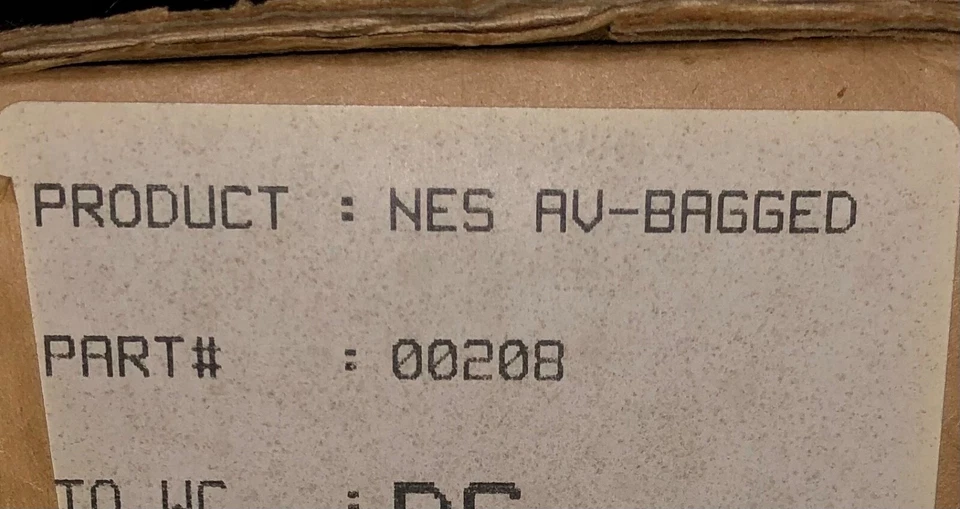 NEW SEALED Original NES Nintendo AV Cable Audio Video Composite OEM PN 208 6 Rib - Image 3 of 4
