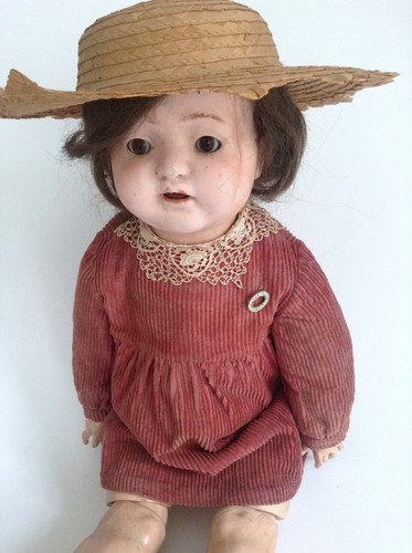 RARE superbe ancienne grande poupée Non marquée années 1920' - Picture 2 of 10