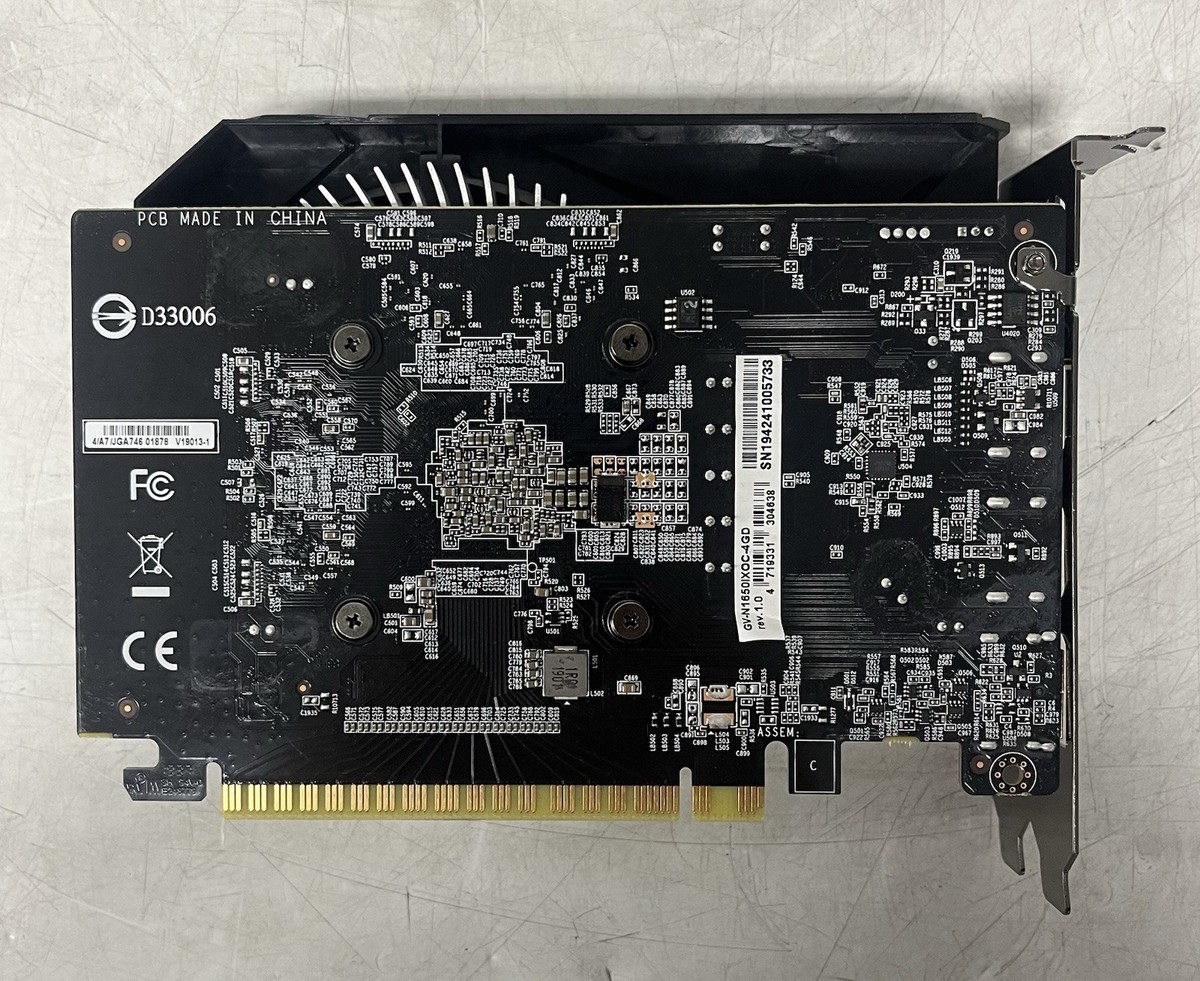 【ジャンク品】GeForce GTX 1650 OC 4GB GDDR6 ZOTAC GeForce GTX 1650 4GB GDDR6 Graphics Card (ZTT16520F10L