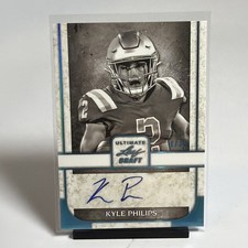 2022 Leaf Ultimate Draft Platinum Blue Spectrum /35 Kyle Philips Auto RC PA-kp1