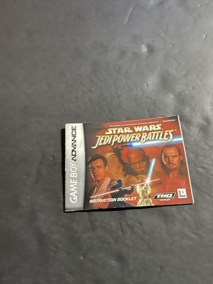 star wars jedi power battles gba Manual Only