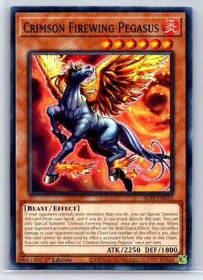 Crimson Firewing Pegasus ALIN-EN032 Alliance Insight Yu-Gi-Oh LP