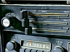 1970-73 Datsun 240z Heater Climate Control Knobs Reproduction Replacement x3