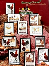 HEN PECKED CROSS STITCH LEAFLET - STONEY CREEK COLLECTION BOOK 263
