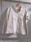 WWII US Navy Uniform White Named Military Set Shirt Pants WW2 40s