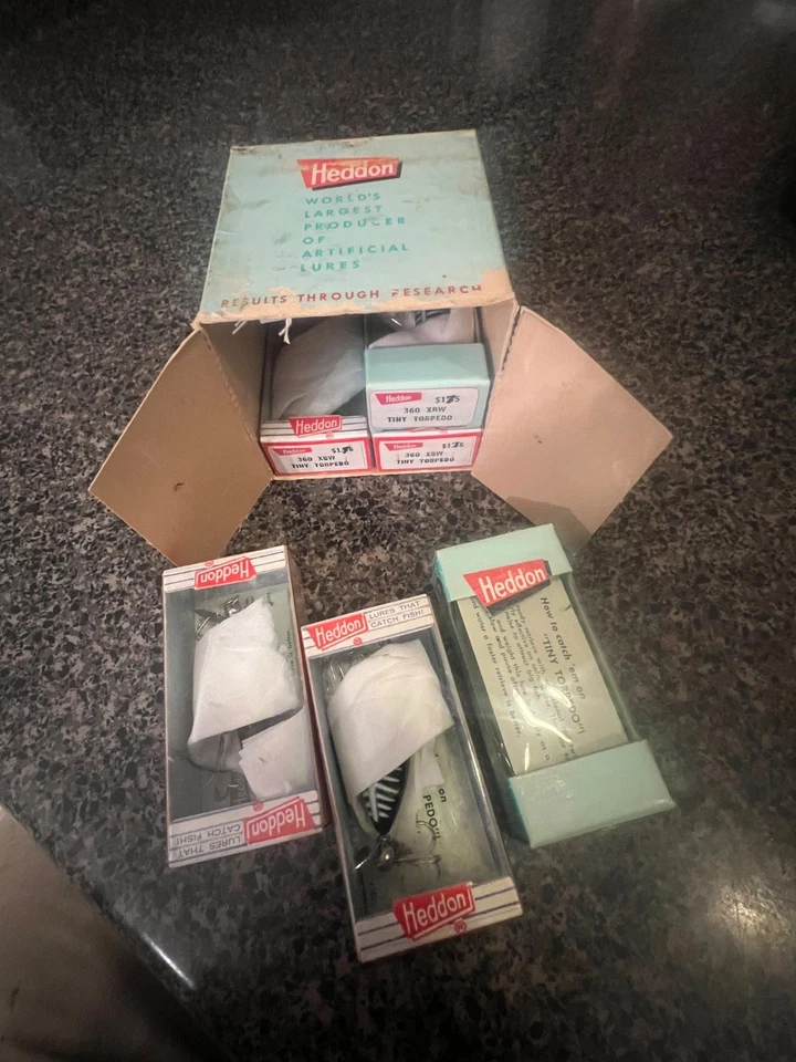 señuelos y cajas de pesca vintage heddon Foto 2 de 4