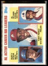 1984 Topps - Career Leaders Perez | Oliver |Staub #704