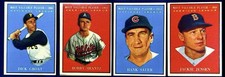 1961 Topps MVP Lot Shantz,Sauer,Jensen, Groat – Vintage Baseball Cards EX