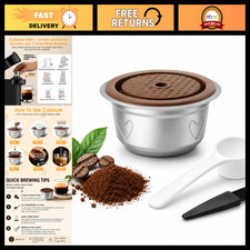 Reusable Coffee Pod 80ml for Nespresso Vertuo, Eco-Friendly, Compatible, Easy Fi