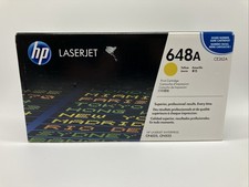Genuine HP -CE262A 648A Yellow Toner Cartridge - NEW SEALED