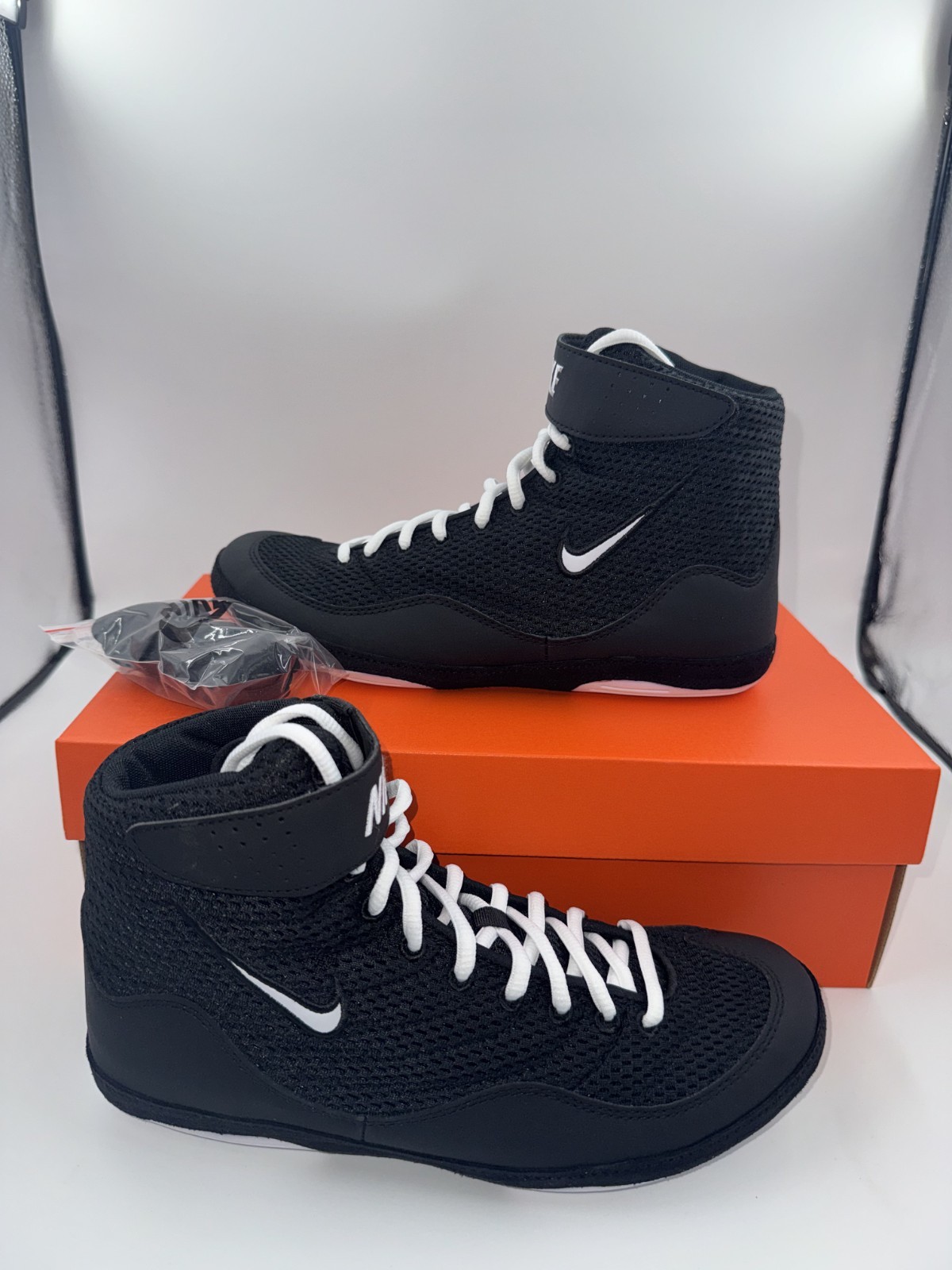 Nike Inflict 3 Wrestling Shoes Black 325256-006 Men's Pick Size