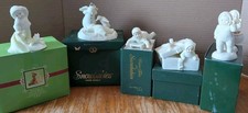 Department 56 Snowbabies Collection Lot Of 5 Whistle While You Work Snow Angels