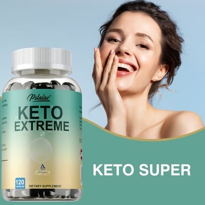 Keto Extreme Capsules - with Green Coffee Extract, Green Tea Extract - 120pcs