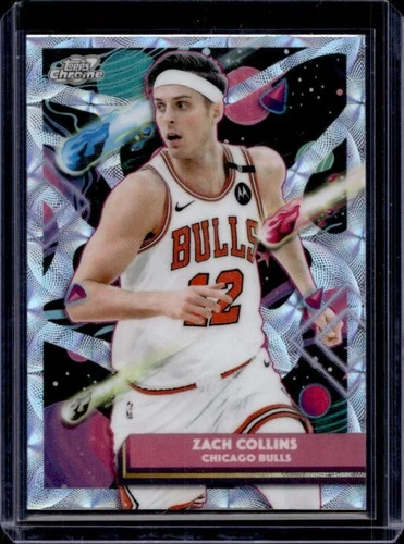 2025-26 Topps Cosmic Chrome Zach Collins Nucleus Refractor #86 Bulls