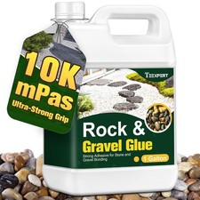 1 Gallon Rock Glue Landscaping – Strong Pea Gravel Binder & Stone Adhesive