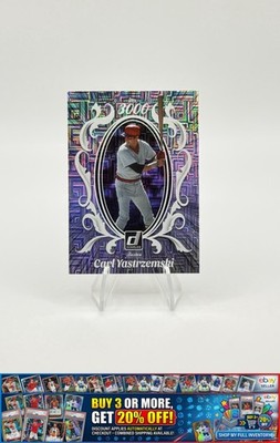 2023 Donruss Carl Yastrzemski #M3K-15 Mr. 3000 Vector Prizm Boston Red Sox