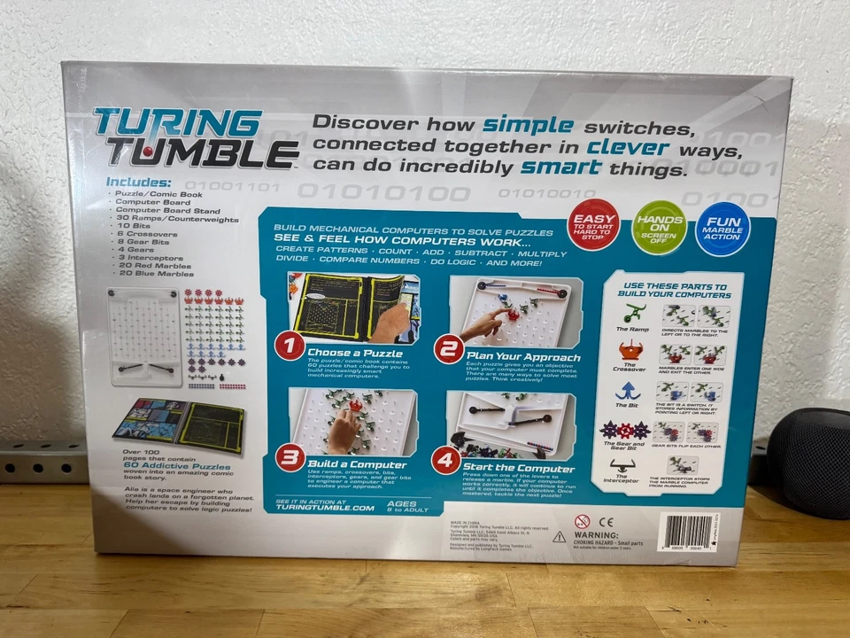 TURING TUMBLE Build Marble-Powered Computers Coding Game Anime Game NEW SEALED - Image 4 of 4