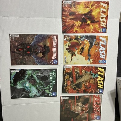 Absolute Flash, Wonder Woman, Green Lantern Reprint Lot