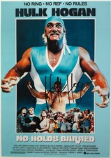 Autograph Hulk Hogan Signed 8x12 Poster ( No Holds Barred )