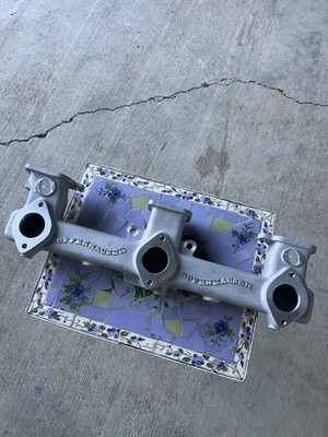 Offenhauser NOS 5414 The Carb Intake Manifold Chevy 194 230 250 292 6 Cylinder