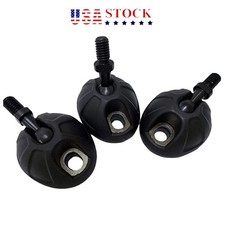 Universal Rubber Tripod Feet, Anti-Slip 3/8" for Leofoto Benro Manfrotto 3 pcs