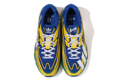 Adidas x BAPE A Bathing Ape Orketro Blue Yellow UK 5 7 8 9 10 11