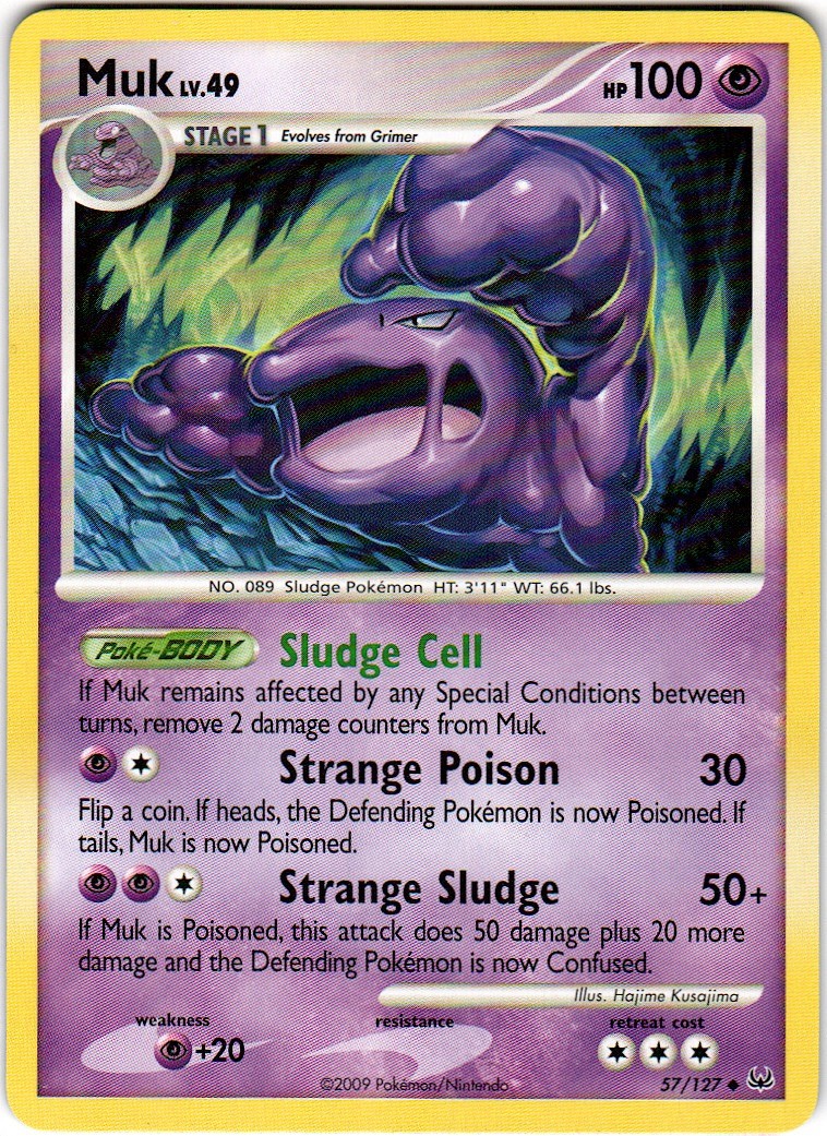 Muk 57/127 UC Platinum Pokemon LP