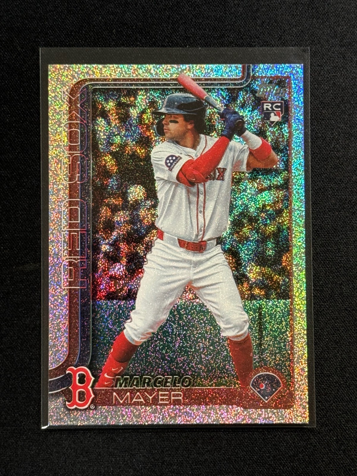 2025 Topps Update Baseball #US105 MARCELO MAYER RC Rookie Sandglitter