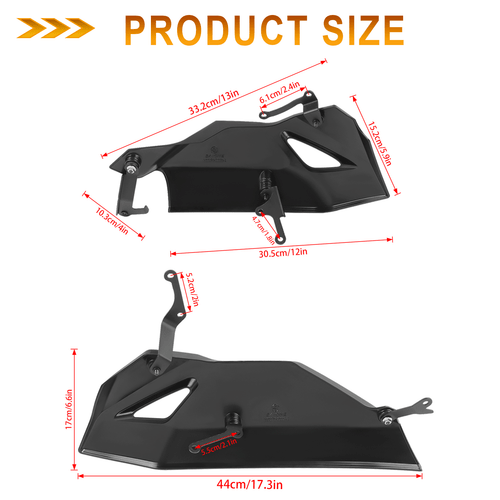 Engine Lower Spoiler Fairing Guard Cover For Honda CB1000 Hornet 2019-2025 - Picture 2 of 9