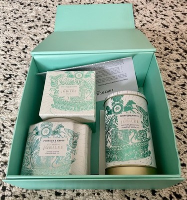 Fortnum and Mason Platinum Jubilee Teeservice - Spieluhr Keksdose - Becher - Tee