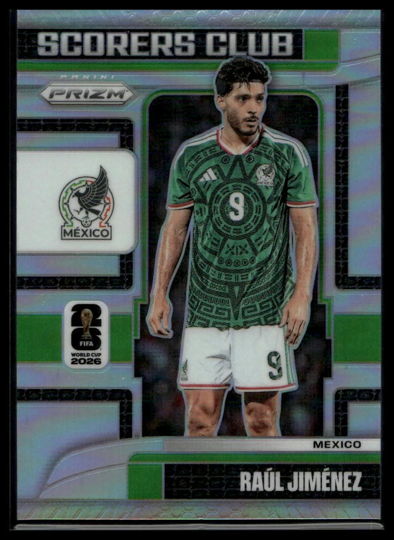 2026 Panini Prizm FIFA World Cup #17 Raul Jimenez Scorers Club Silver Prizms