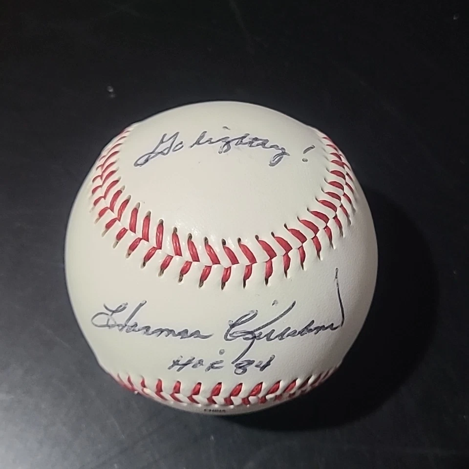 HARMON KILLEBREW signed MLB baseball HOF 84 auto - inscription - Diamondbacks - Image 2 of 4