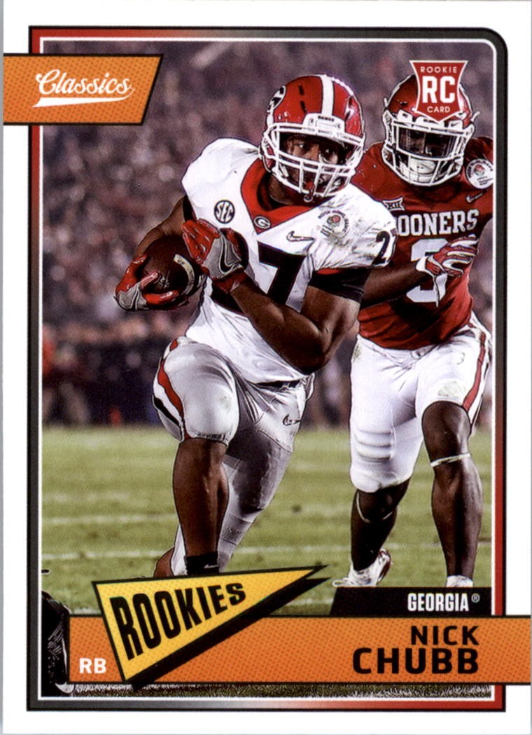 2018 Classics #216 Nick Chubb RC - FB