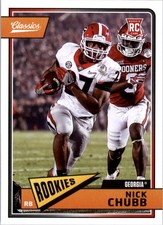2018 Classics #216 Nick Chubb RC - FB