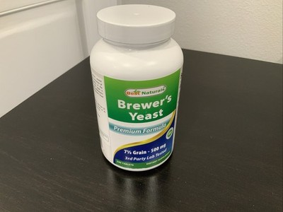 Best Naturals Brewers Yeast 7-1/2 Grains  500 mg 240 Tablets 
