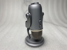 Logitech Blue Yeti Multi-Pattern USB Microphone with Blue VO CE SILVER TESTED