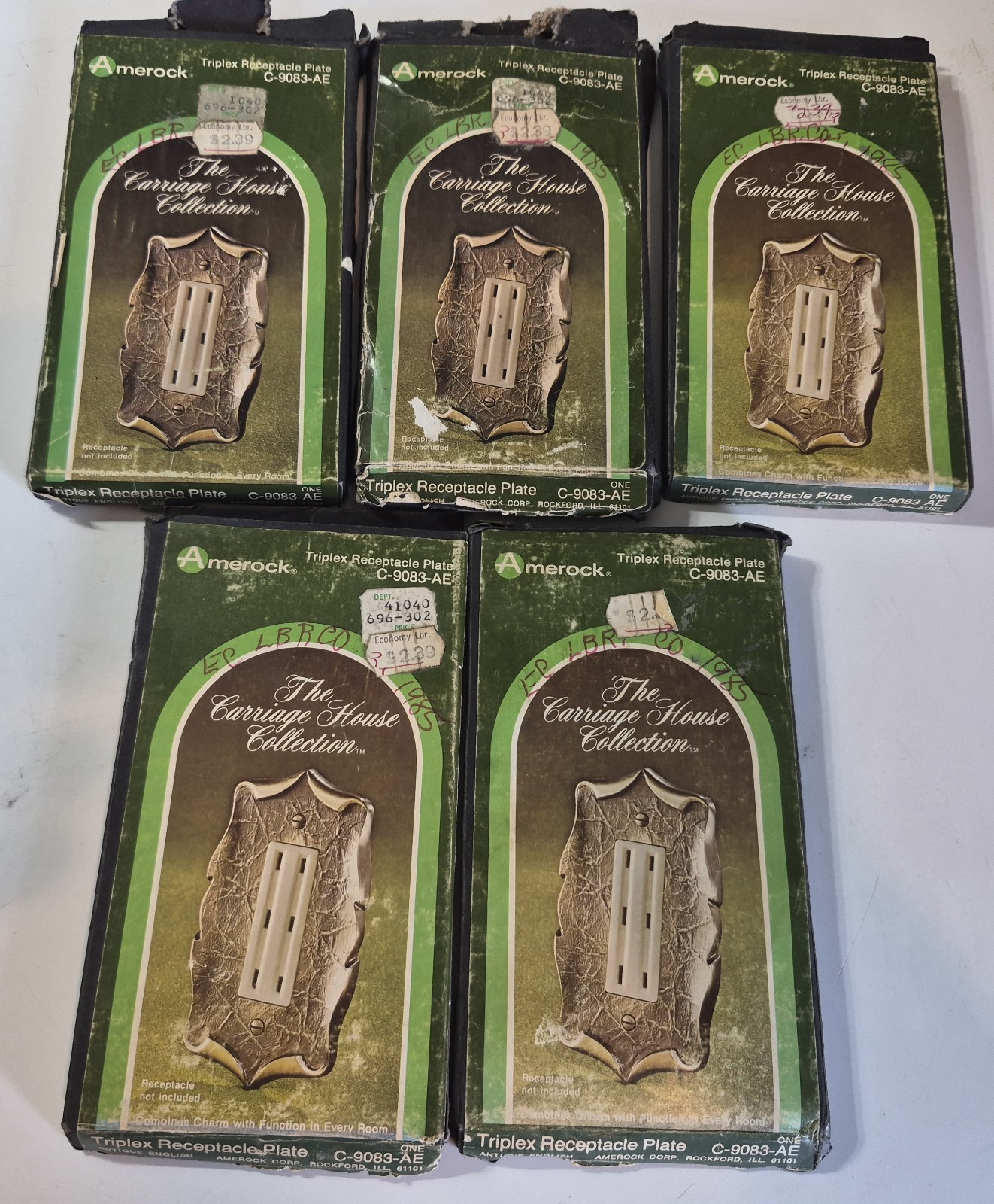 5-Carriage House ~ Amerock ~~ BRONZEC-9083-AE Covers