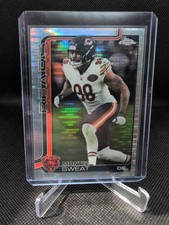 2025 Topps Chrome NFL - Montez Sweat #56 Pulsar Refractor Chicago Bears